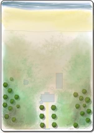 la plage et la propriété